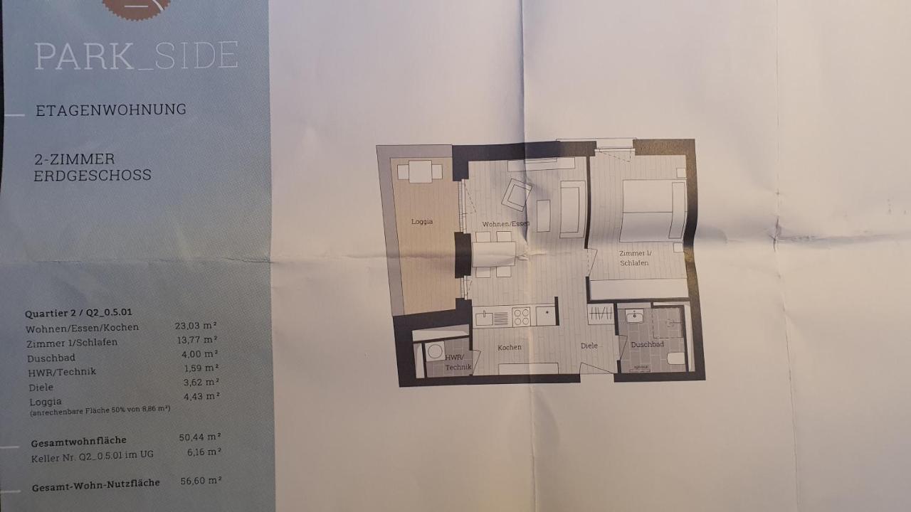 Wohnen Direkt Am Rhein, Zentrums- Und Domnah, 55Qm Appartement Speyer Buitenkant foto